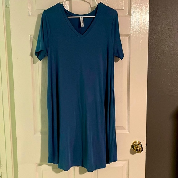 Zenana Outfitters Dresses & Skirts - Blue grey dress